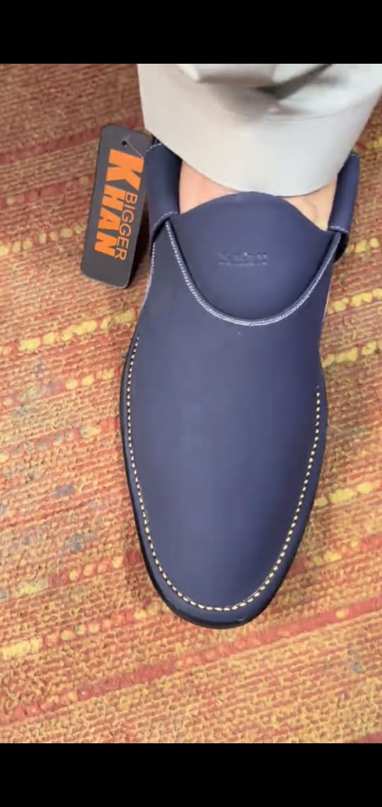 Blue Chappal Boot