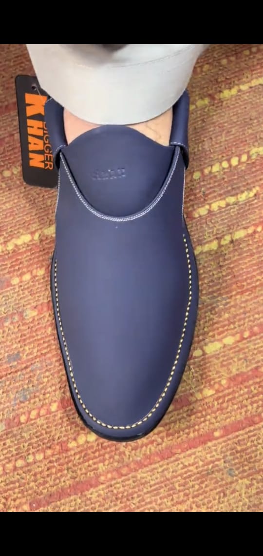 Blue Chappal Boot