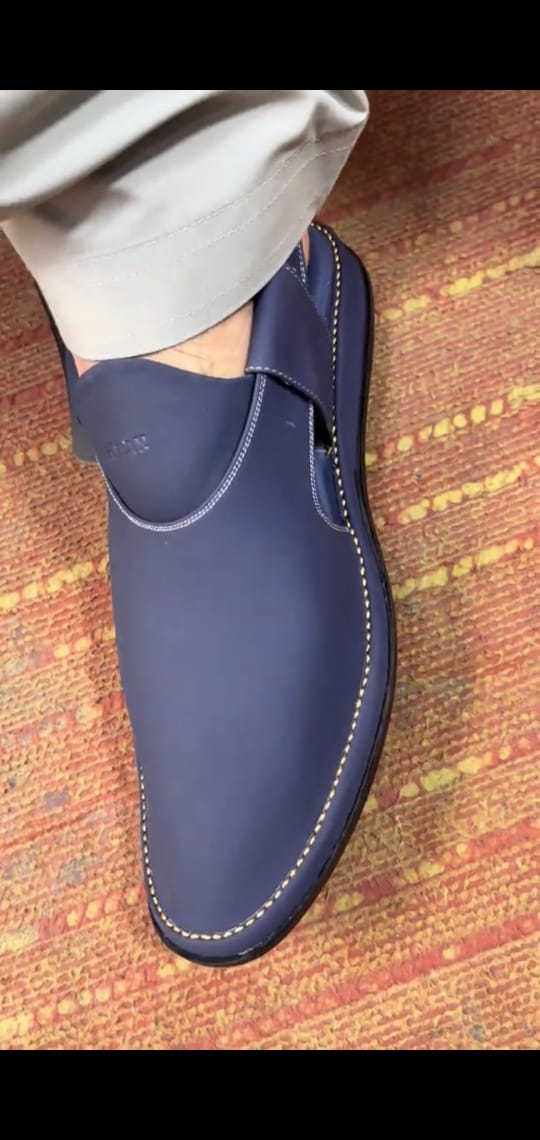 Blue Chappal Boot