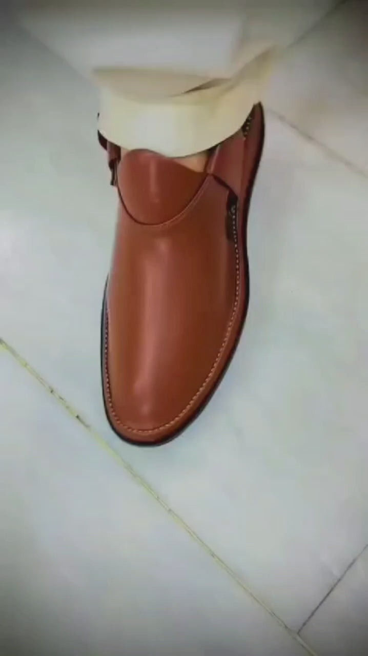 Brown Chappal Boot ( M1 )